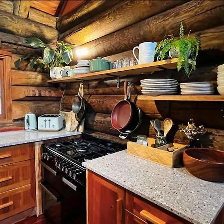 Coromandel Secluded Log Cabin Retreat Hikuai 外观 照片